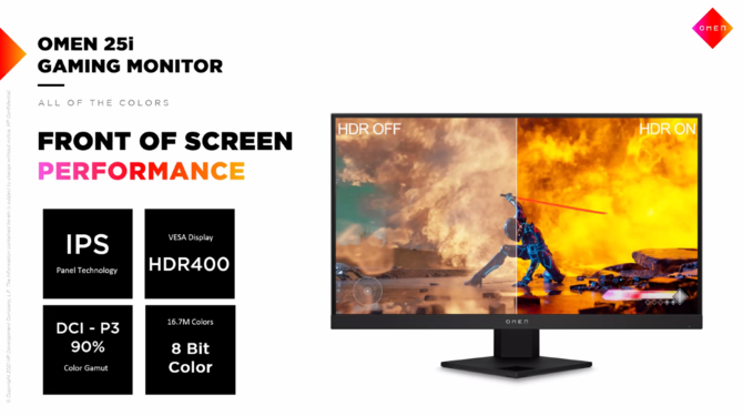 HP OMEN 25i - Nowy monitor IPS dla graczy. G-Sync, odświeżanie 165 Hz i filtr poprawiający grafikę starszych gier [8]