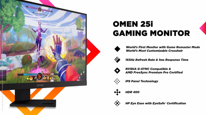 HP OMEN 25i - Nowy monitor IPS dla graczy. G-Sync, odświeżanie 165 Hz i filtr poprawiający grafikę starszych gier [10]