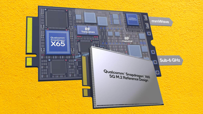 Qualcomm Snapdragon X65: Nowy 10-gigabitowy modem 5G plug-and-play można podłączyć do laptopa  [1]
