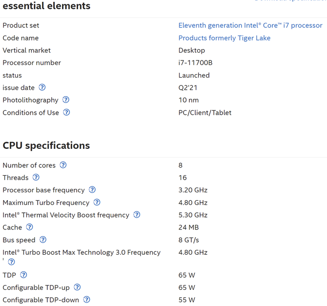 Intel Core i9-11900KB, Core i7-11700B, Core i5-11500B, Core i3-11100B - procesory Tiger Lake dla komputerów typu NUC [3]