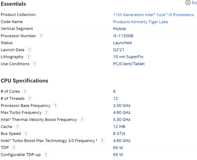 Intel Core i9-11900KB, Core i7-11700B, Core i5-11500B, Core i3-11100B - procesory Tiger Lake dla komputerów typu NUC [4]