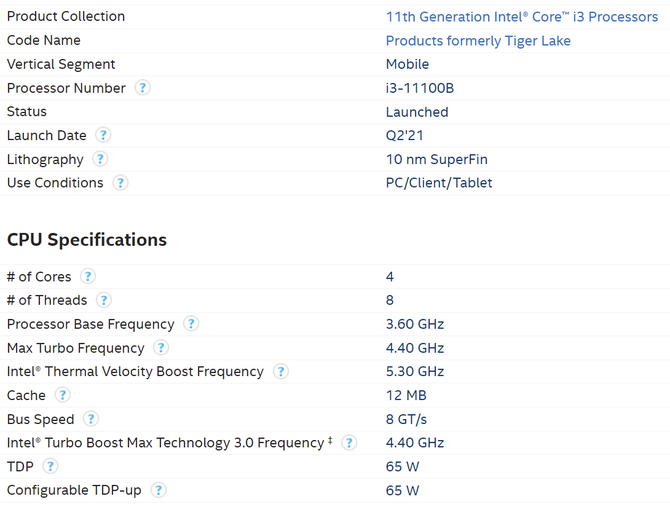 Intel Core i9-11900KB, Core i7-11700B, Core i5-11500B, Core i3-11100B - procesory Tiger Lake dla komputerów typu NUC [5]