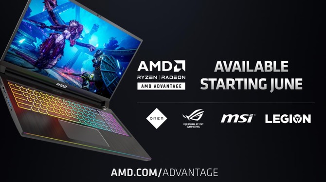 AMD Radeon RX 6800M, RX 6700M, RX 6600M - zapowiedź kart RDNA 2 dla laptopów. Konkurencja dla układów NVIDIA Ampere [24]