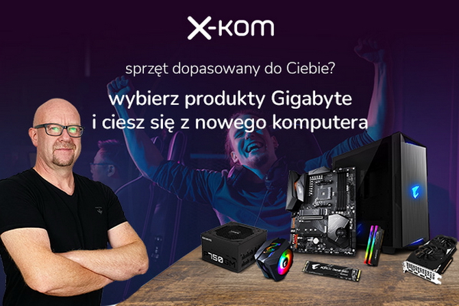 Promocja na płyty główne, zasilacze, monitory, laptopy i smartfony. Tańszy sprzęt komputerowy firmy Gigabyte w sklepach x-kom [nc1]