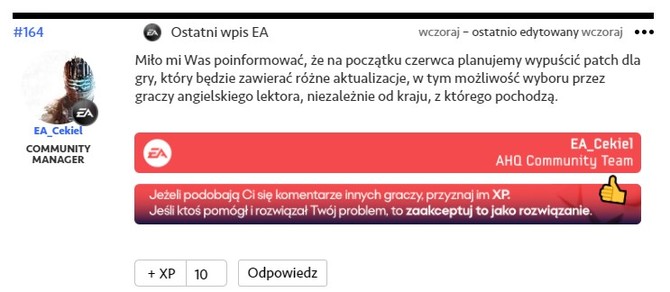 Mass Effect: Edycja Legendarna na dniach zaoferuje możliwość wyboru angielskich głosów oraz polskich napisów [2]