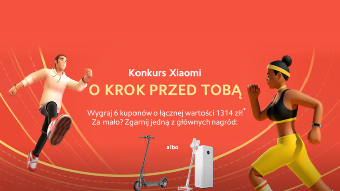 Konkurs Xiaomi: Do wygrania nawet 6 voucherów na m.in. Mi Smart Band 6, a do tego główna nagroda! Hulajnoga lub odkurzacz  [1]