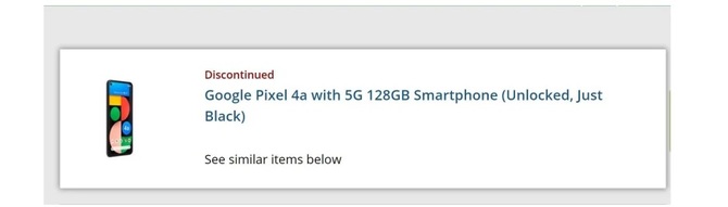 Google Pixel 4a 5G zniknął z wielu zagranicznych sklepów. Producent robi miejsce dla niezapowiedzianego Pixela 5a 5G? [1]