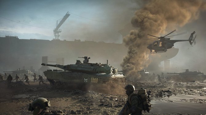 Battlefield 2042 na pierwszym gameplayu przedstawiającym wojnę przyszłości nawet ze 128 graczami i burzą piaskową w tle [2]