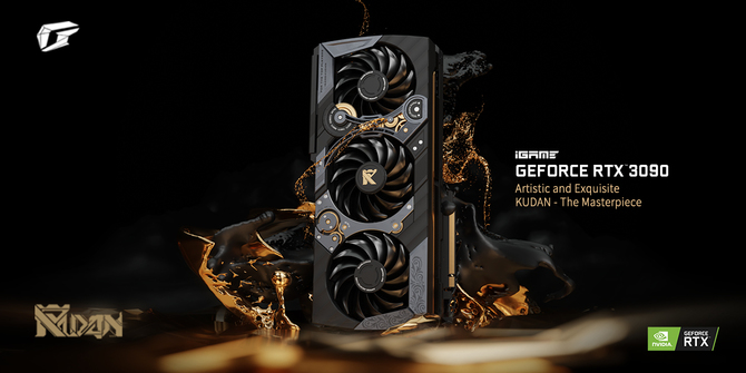 Colorful iGAME GeForce RTX 3090 KUDAN - flagowy, niereferencyjny układ Ampere w topowej obudowie i cenie... 4999 dolarów [1]