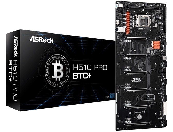 ASRock H510 Pro BTC+ - nowa płyta główna dla górników kryptowalut. Obsłuży nawet sześć kart graficznych [1]