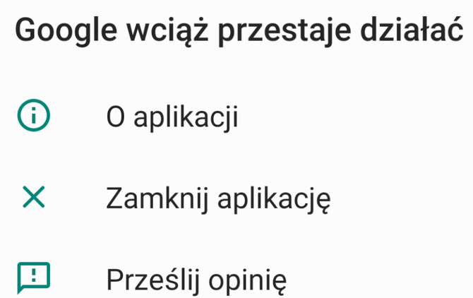 Awaria aplikacji Google na smartfonach z Androidem. Winna jest najnowsza aktualizacja usługi [2]