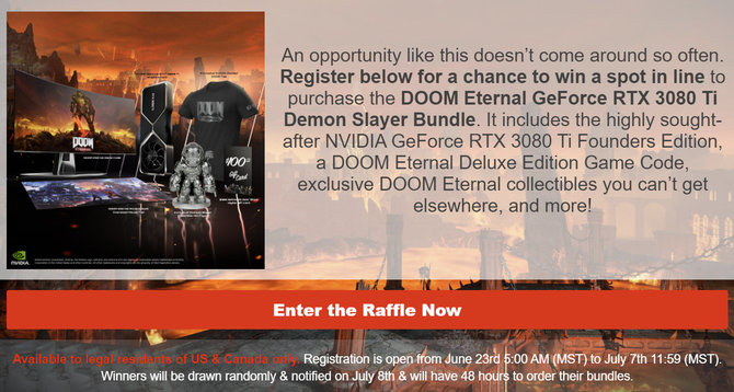 DOOM Eternal GeForce RTX 3080 Ti Limited Edition Demon Slayer Bundle - ujawniono szczegóły limitowanego pakietu oraz cenę [3]
