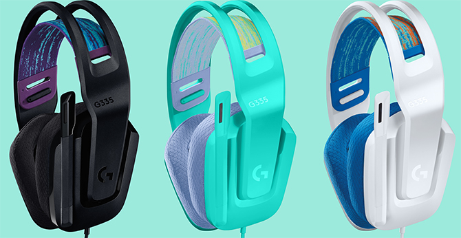 Logitech G335 – nowy przewodowy zestaw słuchawkowy dla graczy. Nauszniki pokryte tkaniną i niecodzienna kolorystyka [2]