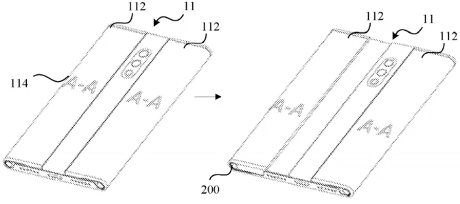 Xiaomi Mi Mix Roll: Nowy patent na rolowany smartfon czerpie pełnymi garściami z projektu OPPO X 2021 [2]