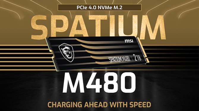 MSI Spatium – zapowiedziano nową linię dysków SSD M.2 z buforem pamięci podręcznej DRAM i systemem SLC [1]
