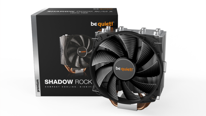 be quiet! Shadow Rock Slim 2  - Nowa, ulepszona wersja smukłego i cichego chłodzenia procesora o stonowanej stylistyce [1]