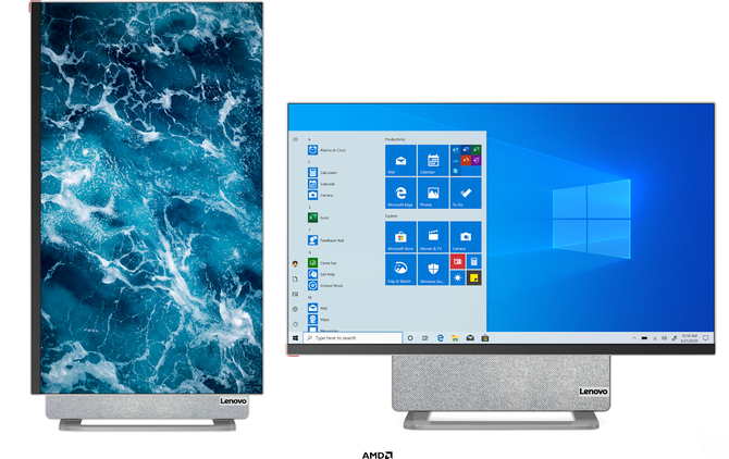 Lenovo YOGA AiO 7 - komputer typu All-in-One doczeka się nowej wersji z kartą graficzną AMD Radeon RX 6600M [1]