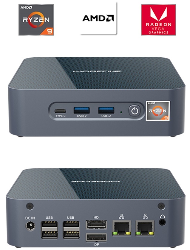 MoreFine S500+ MiniPC - pierwszy miniaturowy komputer, skrywający pod maską procesor AMD Ryzen 9 5900HX [2]