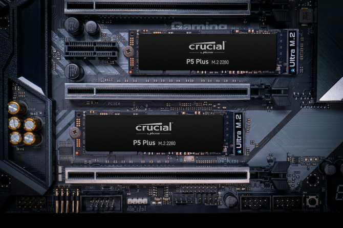 Crucial P5 Plus - Amerykanie prezentują swoje pierwsze, wydajne i przystępne cenowo nośniki półprzewodnikowe typu M.2 PCIe 4.0 [1]