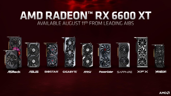 AMD Radeon RX 6600 XT już oficjalnie. Nowa karta graficzna Navi 23 XT została wyceniona na 379 dolarów [5]