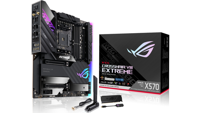 ASUS ROG Crosshair VIII Extreme - Wypasiona płyta główna z chipsetem X570 i w formacie E-ATX dla procesorów AMD Ryzen  [1]