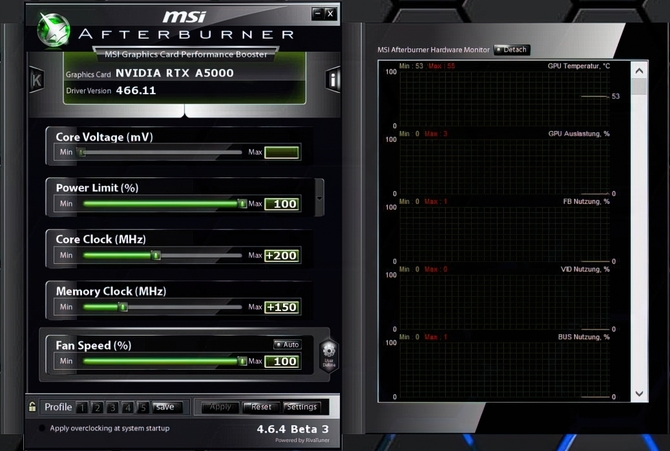 NVIDIA RTX A - profesjonalne układy graficzne Ampere w końcu z możliwością OC z poziomu programu MSI Afterburner [2]