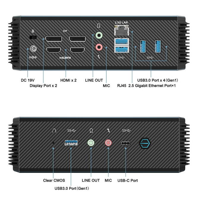 MINISFORUM HX90 MiniPC -  niewielki zestaw komputerowy z procesorem AMD Ryzen 9 5900HX i dodatkiem ciekłego metalu [7]