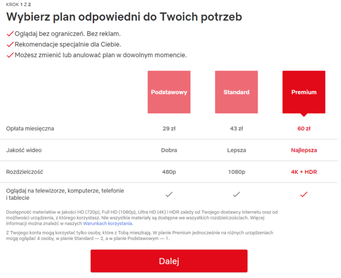 Netflix podnosi cenę abonamentu Premium w Polsce - jakość 4K HDR od teraz jeszcze droższa. Na plus tańszy model Podstawowy [2]