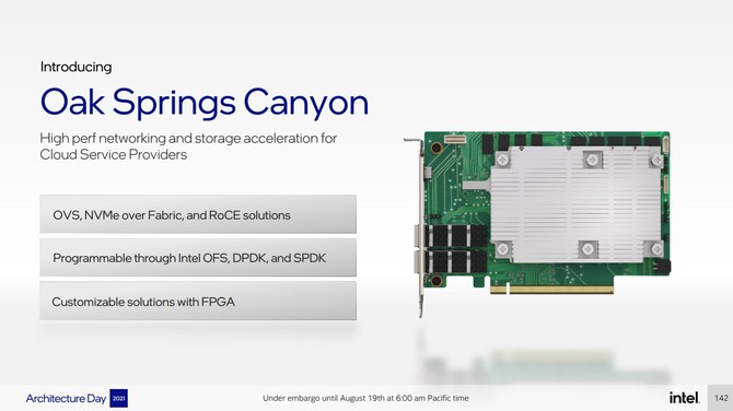 Intel Mount Evans, Arrow Creek oraz Oak Springs Canyon - nowe rozwiązania z myślą o akceleracji usług w chmurze [5]