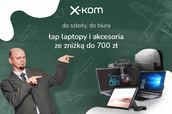 Powrót do szkoły z x-kom - tańsze laptopy, drukarki, słuchawki, głośniki i inne peryferia. Plus raty 0% na smartfony [nc1]