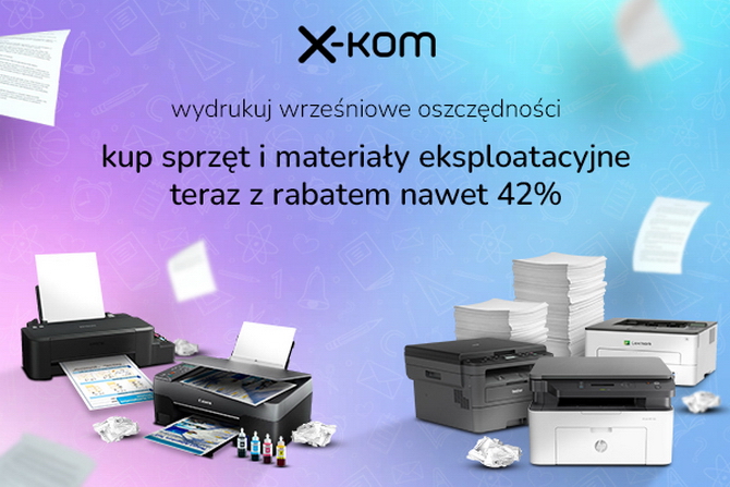 Powrót do szkoły z x-kom - tańsze laptopy, drukarki, słuchawki, głośniki i inne peryferia. Plus raty 0% na smartfony [nc1]