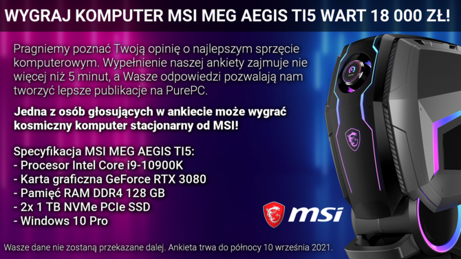 EHCA 2021 – Votează și câștigă pachetul pentru computer cu procesorul Intel Core i9-10900K și placa grafică GeForce RTX 3080!