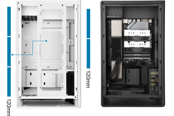 SilverStone ALTA G1M - Przewiewna obudowa komputerowa z odwróconym i pojemnym wnętrzem dla zestawów Micro ATX  [3]