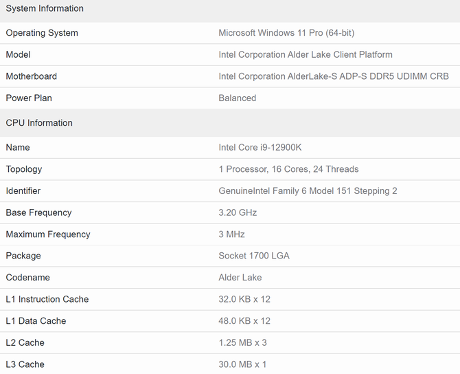 Nowy test procesora Intel Core i9-12900K w Geekbench 5. Flagowy Alder Lake wyprzeda Ryzena 9 5950X w każdej kategorii [3]