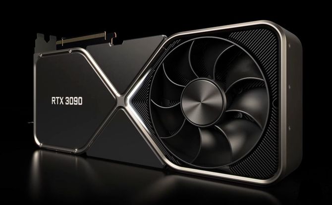 NVIDIA GeForce RTX 3090 SUPER - specyfikacja najszybszej karty Ampere. Na pokładzie pamięci GDDR6X o taktowaniu 21 000 MHz [1]