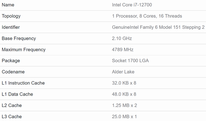 Intel Core i7-12700 w nowym teście wydajności bije  Ryzena 7 5800X. Producent szykuje także procesory Alder Lake bez iGPU [4]