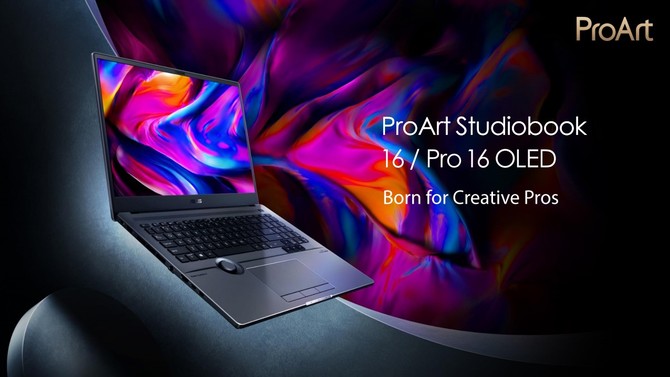 ASUS VivoBook Pro 14X/16X oraz ASUS ProArt Studiobook (Pro) 16 OLED - nowe laptopy z myślą o twórcach treści [1]