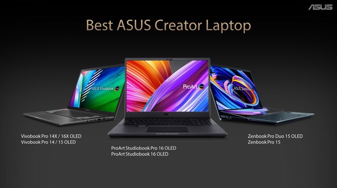 ASUS VivoBook Pro 14X/16X oraz ASUS ProArt Studiobook (Pro) 16 OLED - nowe laptopy z myślą o twórcach treści [36]