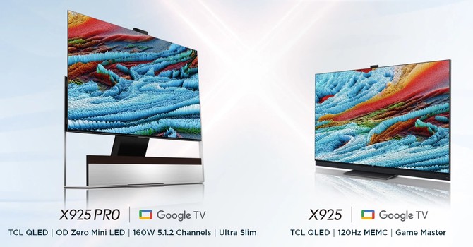 TCL X925 PRO oraz TCL X925 - najnowsze telewizory 8K z podświetleniem Mini LED oraz warstwą Quantum Dot [1]
