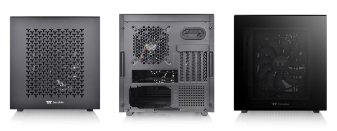 Thermaltake Divider 200 TG - Czarne i białe obudowy typu Cube z hartowanym szkłem dla płyt głównych w formarcie Micro ATX  [3]