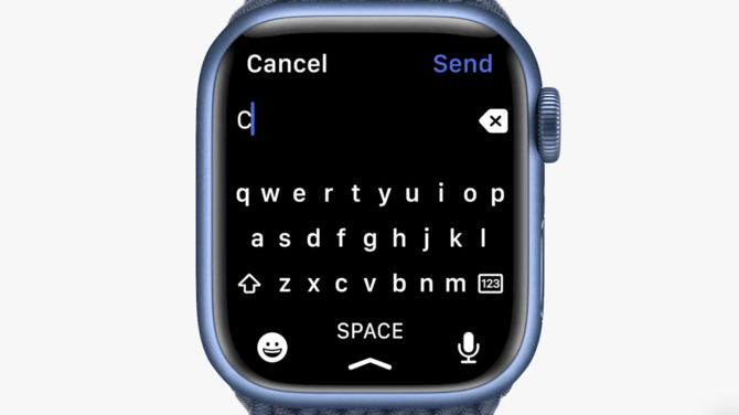 Apple Watch Series 7: Większy ekran, mniejsze ramki, pełna klawiatura qwerty i wtórne wzornictwo [4]