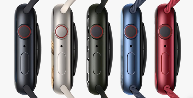 Apple Watch Series 7: Większy ekran, mniejsze ramki, pełna klawiatura qwerty i wtórne wzornictwo [5]