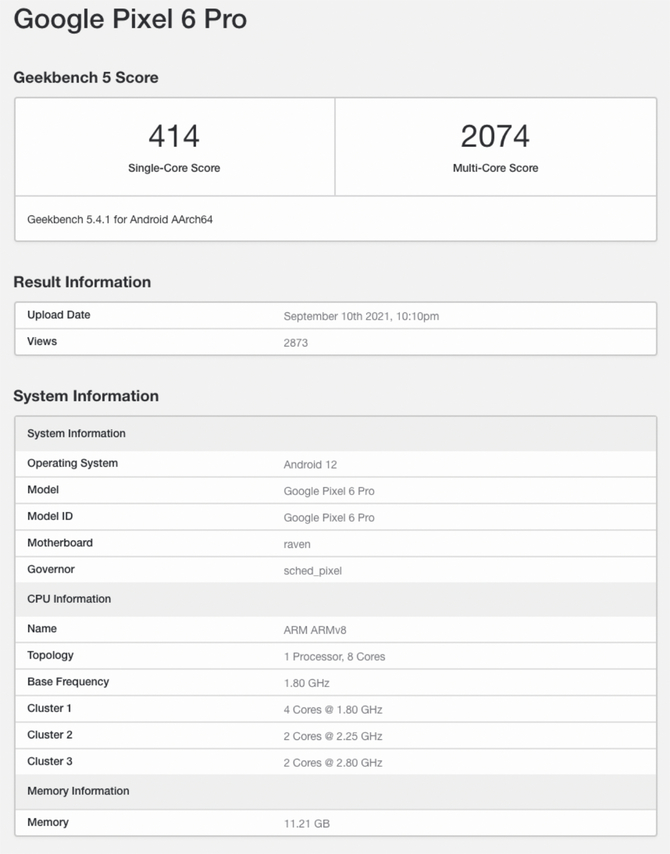 Google Tensor w Geekbench. Poznaliśmy częściową specyfikację SoC smartfonów serii Pixel 6 [2]