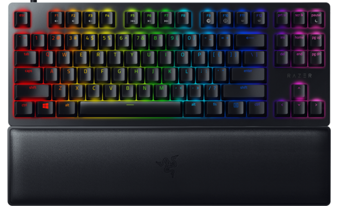 Razer Huntsman V2 – klawiatura z optycznymi przełącznikami, klawiszami Doubleshot PBT i podpórką pod nadgarstki [3]