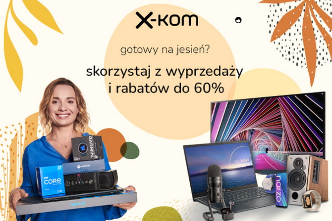 Tańsze procesory, płyty główne, laptopy, smartfony, klawiatury i monitory, czyli jesienna wyprzedaż w sklepach x-kom [nc1]