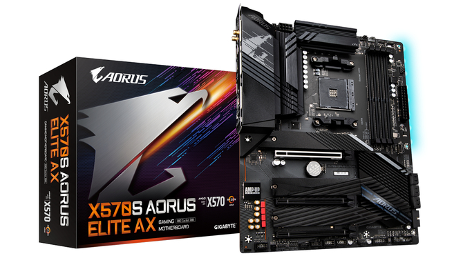 GIGABYTE X570S AORUS ELITE AX - Płyta główna dla AMD Ryzen w wersji z pasywnie chłodzonym chipsetem i aż 12 gniazdami USB [1]