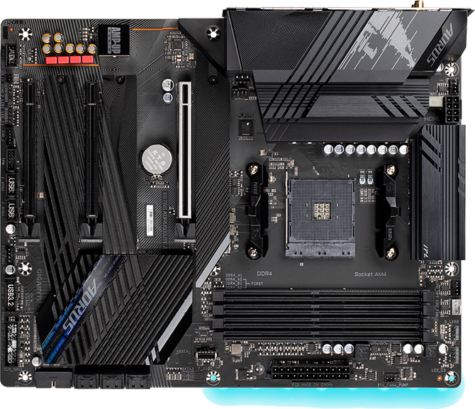 GIGABYTE X570S AORUS ELITE AX - Płyta główna dla AMD Ryzen w wersji z pasywnie chłodzonym chipsetem i aż 12 gniazdami USB [2]