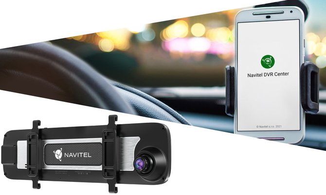 Navitel MR450 GPS – nowy wideorejestrator w formie lusterka wstecznego. Posiada kamerę cofania i moduł WiFi [1]