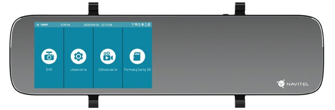 Navitel MR450 GPS – nowy wideorejestrator w formie lusterka wstecznego. Posiada kamerę cofania i moduł WiFi [3]