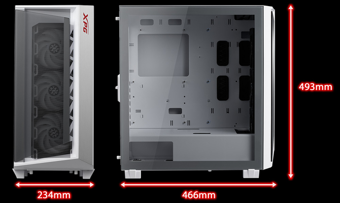 ADATA XPG Cruiser - Obudowa dla platform E-ATX z dwoma panelami z hartowanego szkła oraz podświetleniem ARGB LED  [2]